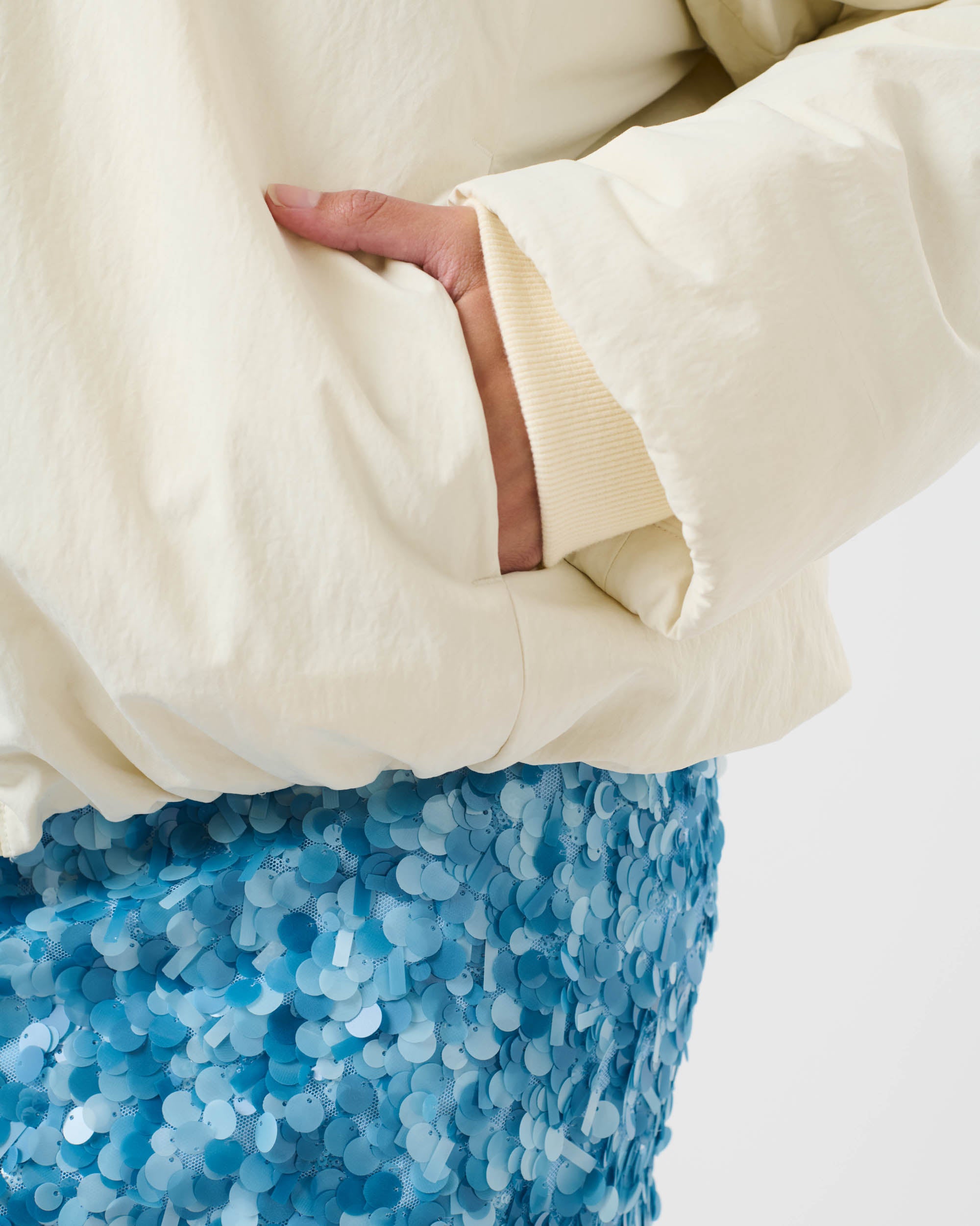 Shearling Collar Puffer