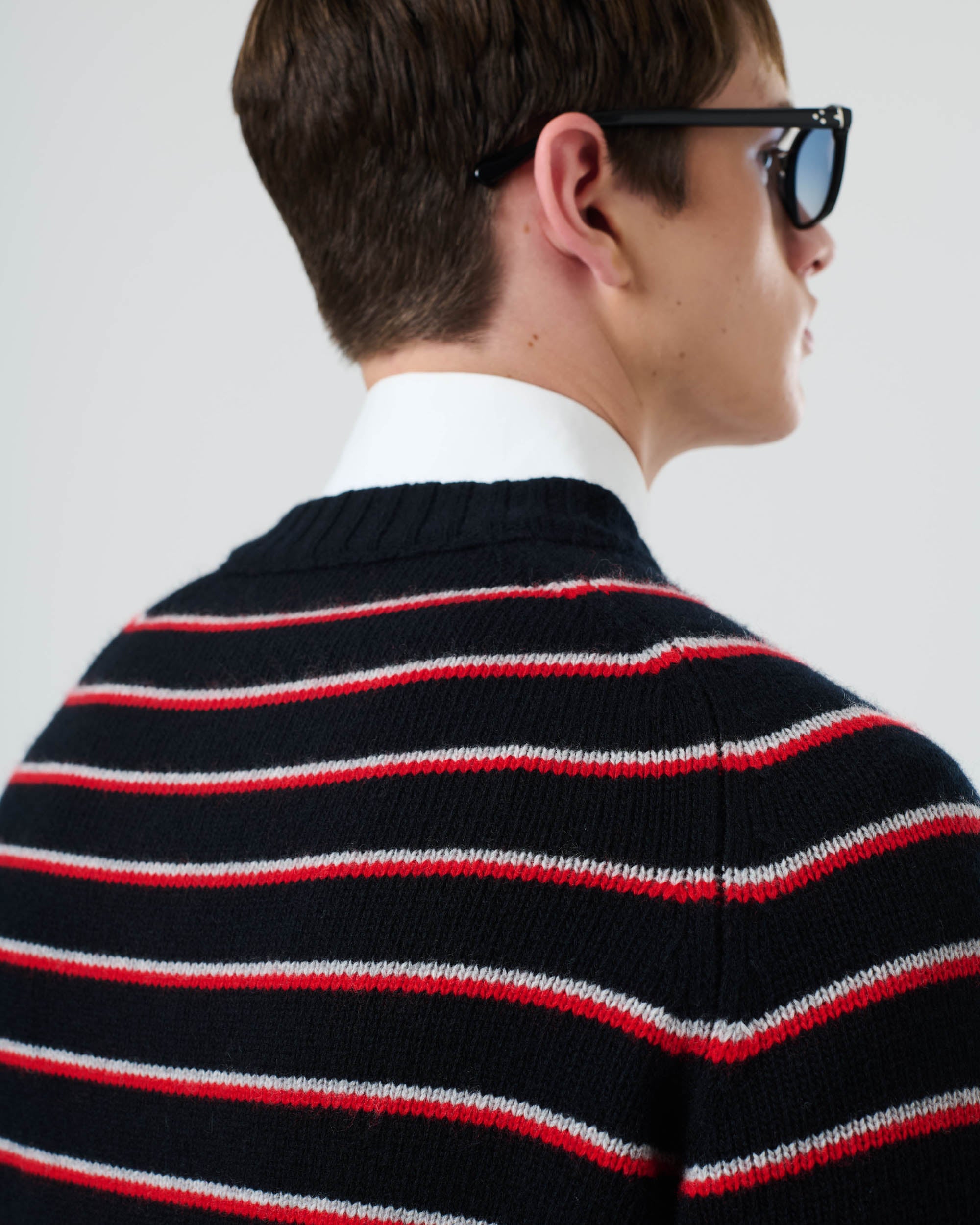 Stripe Knit Crew