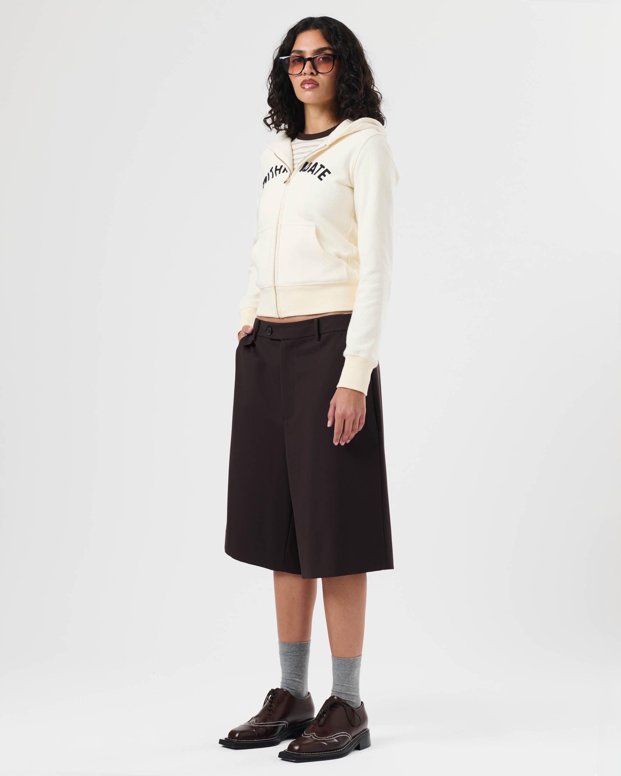 Arch Logo Zip Hoodie