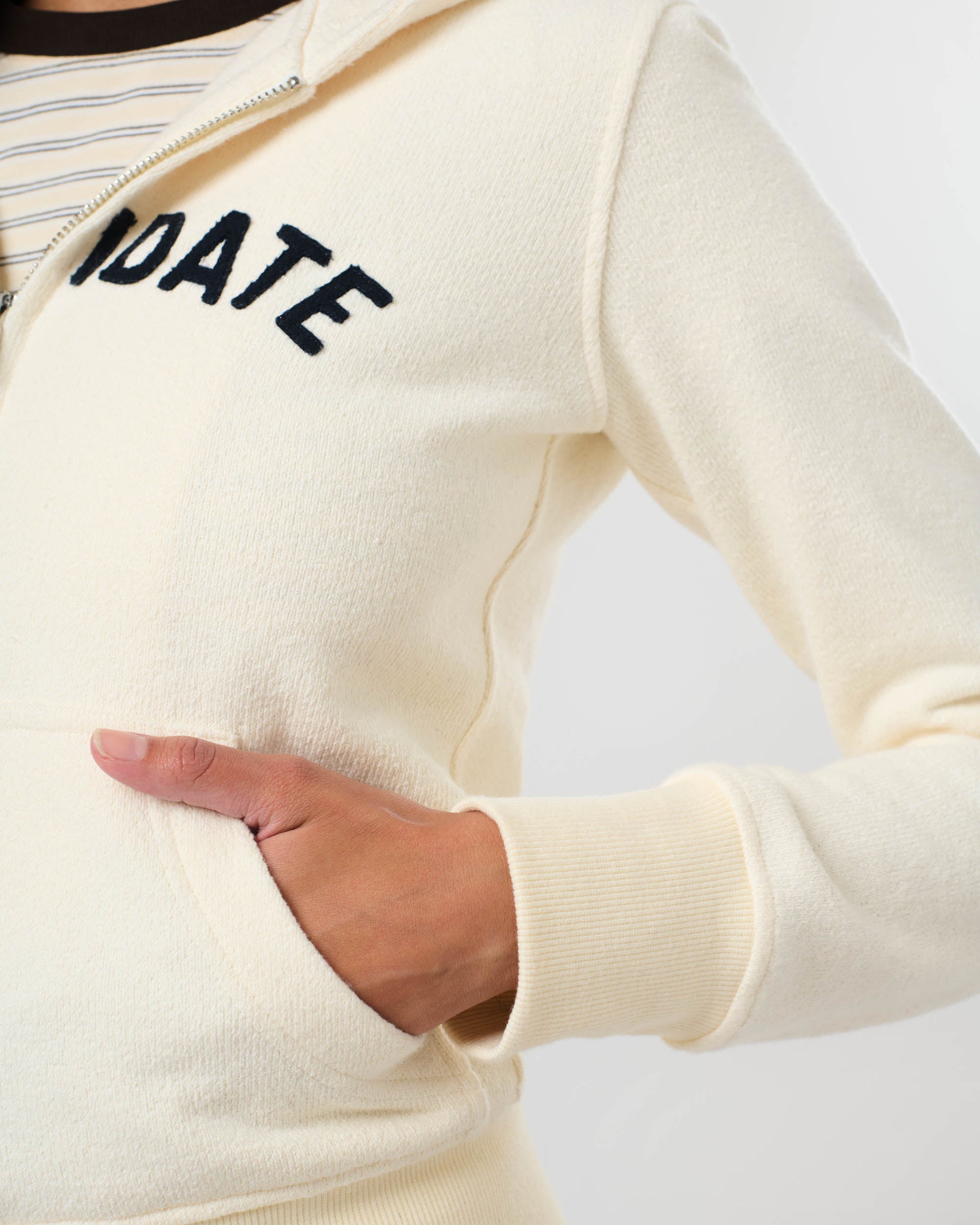 Arch Logo Zip Hoodie