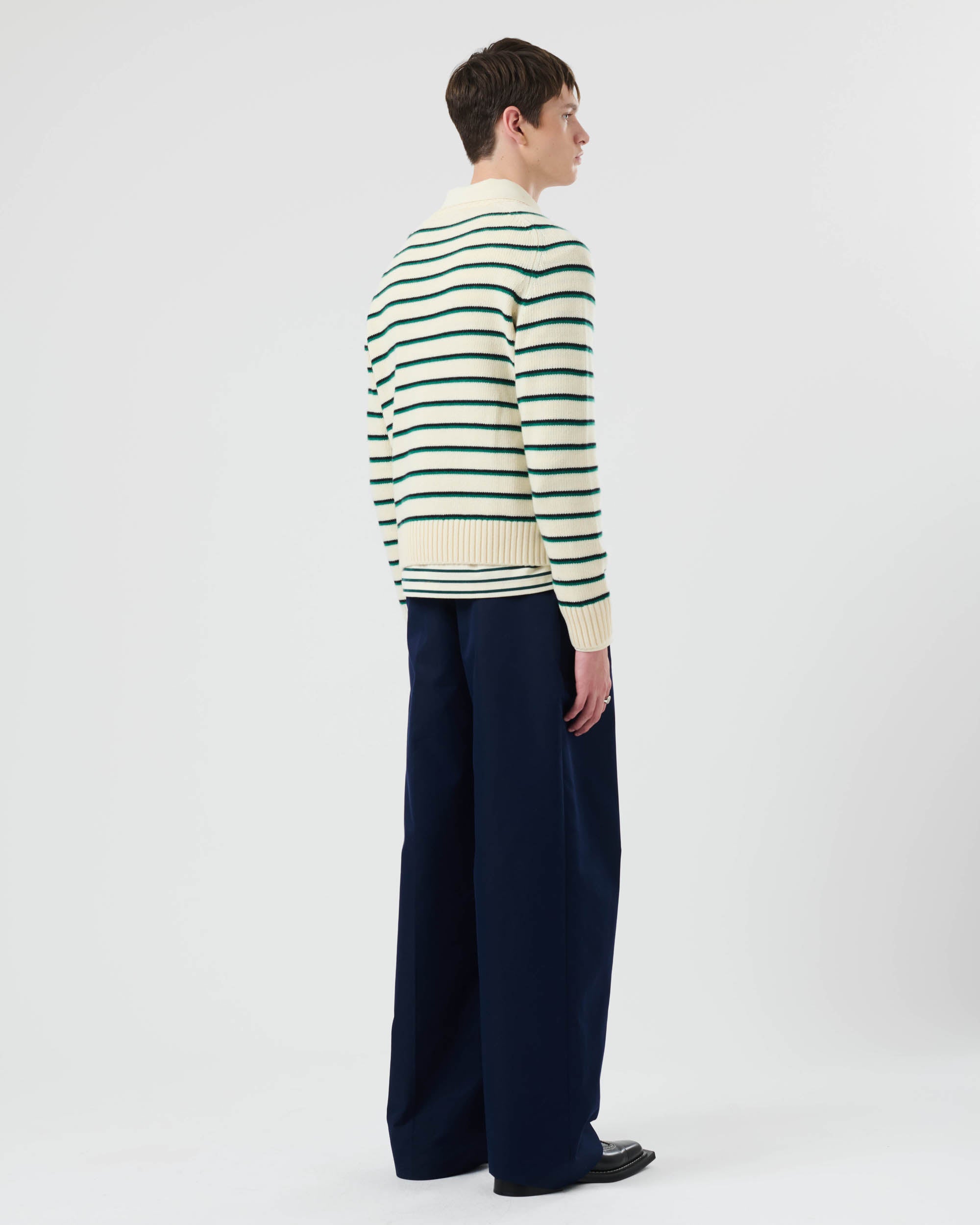 Stripe Knit Crew