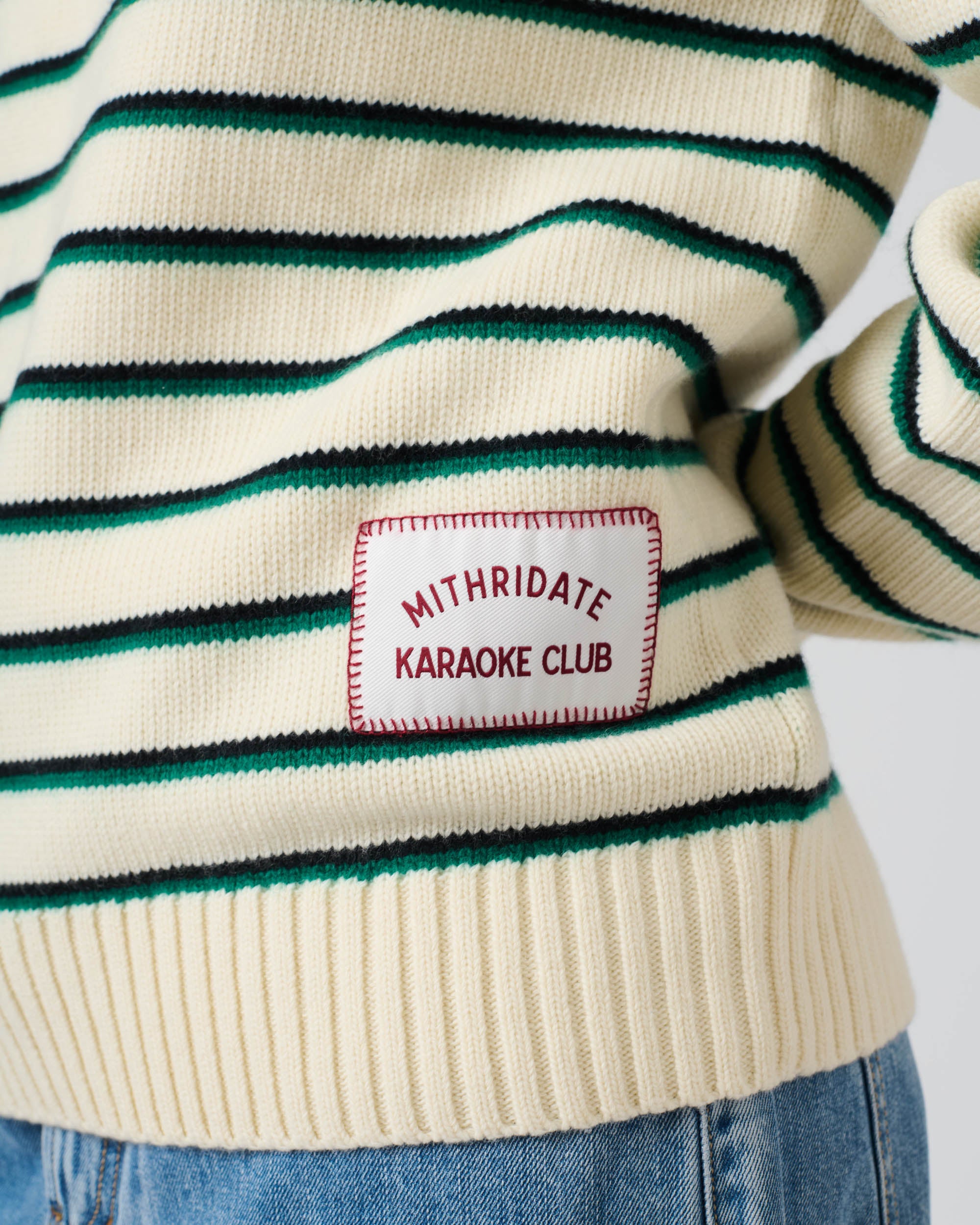 Stripe Knit Crew
