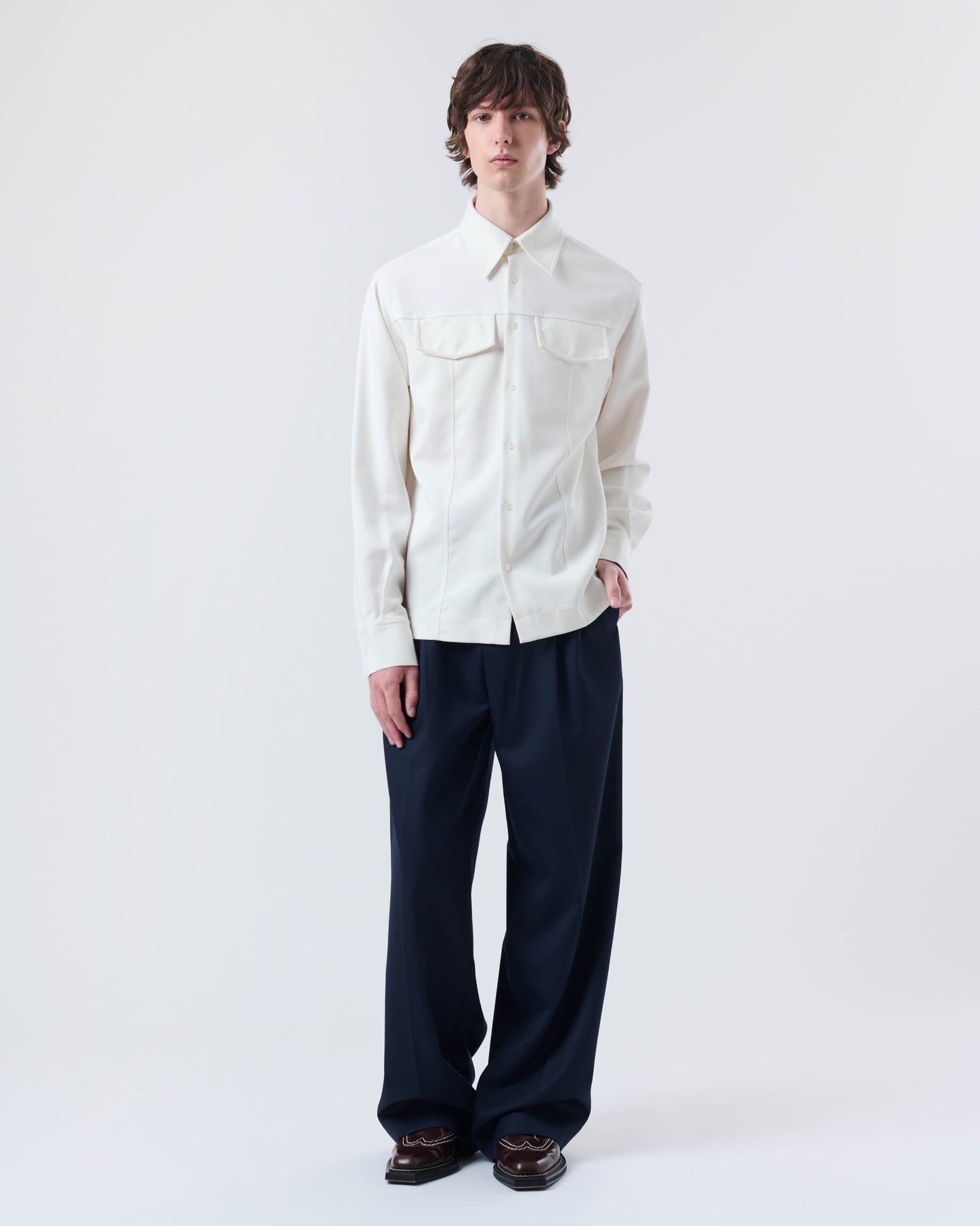 Braided Military Shirt