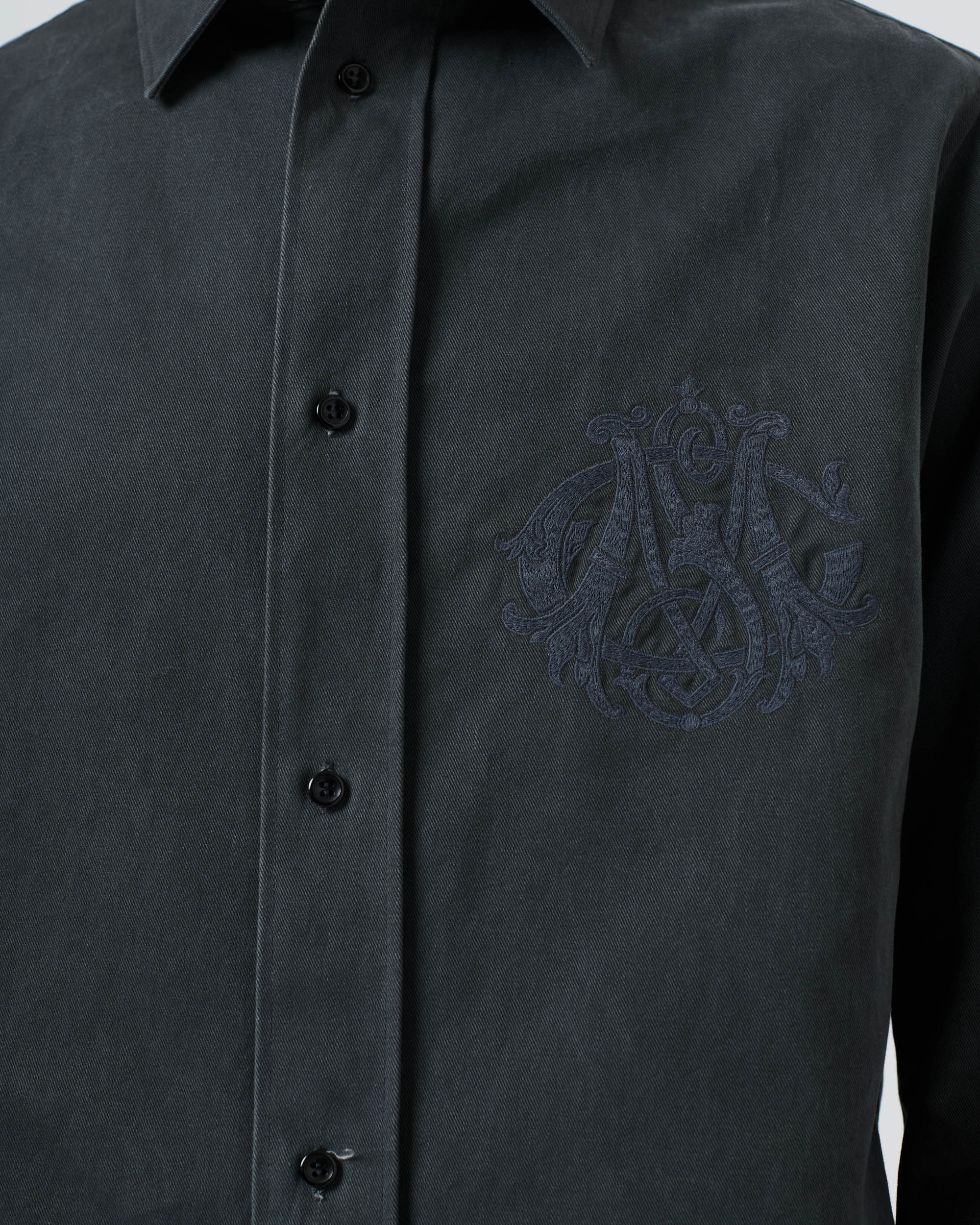 Crest Embroidered Shirt