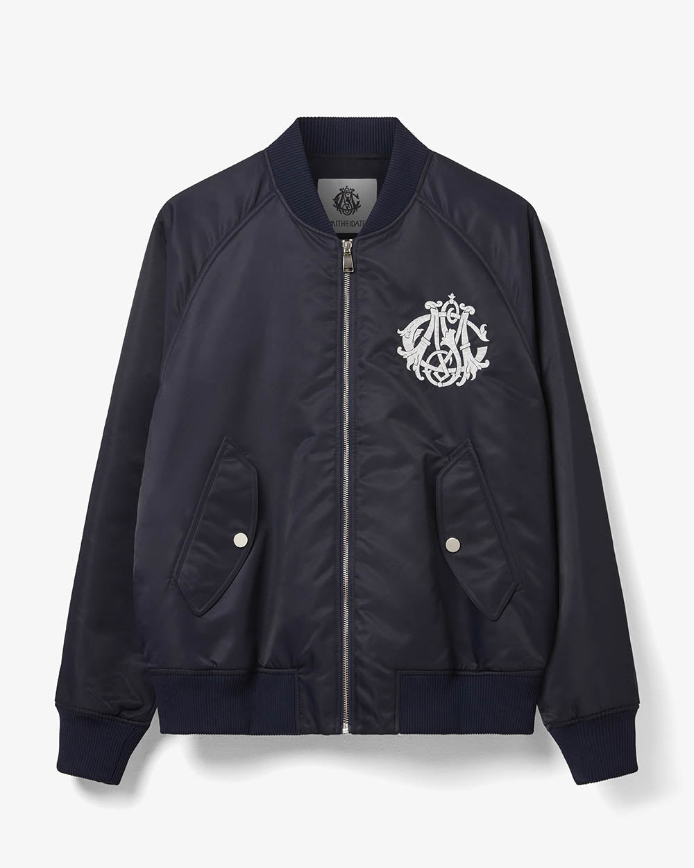Nylon Crest Bomber Jacket