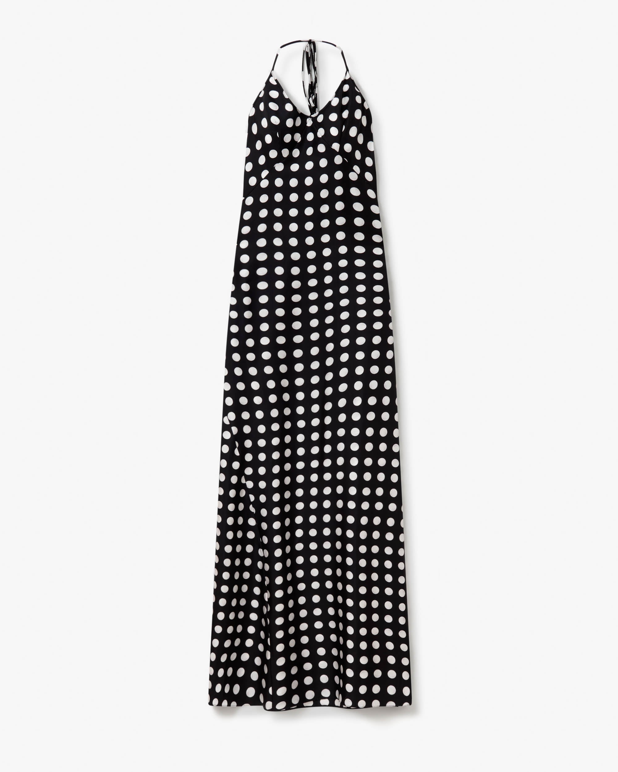 Spotted Slip Dress