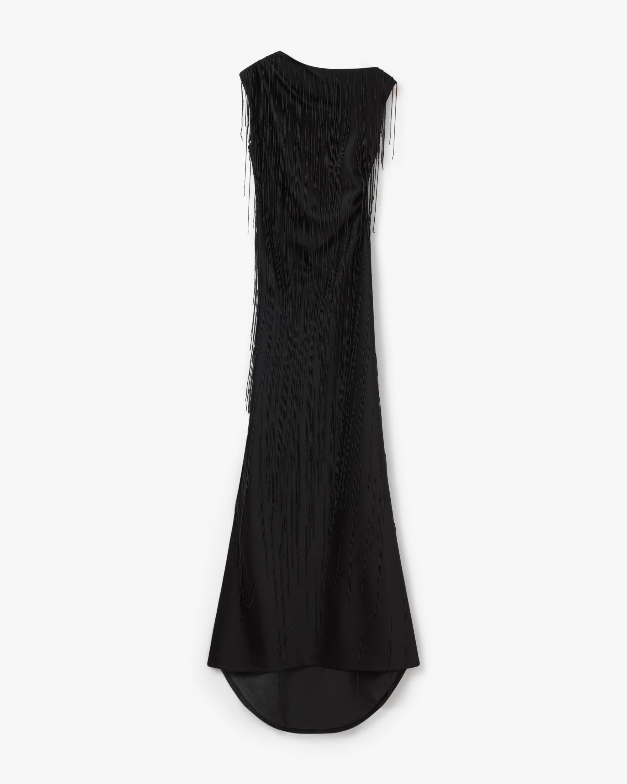 Asymmetric Beaded Dress
