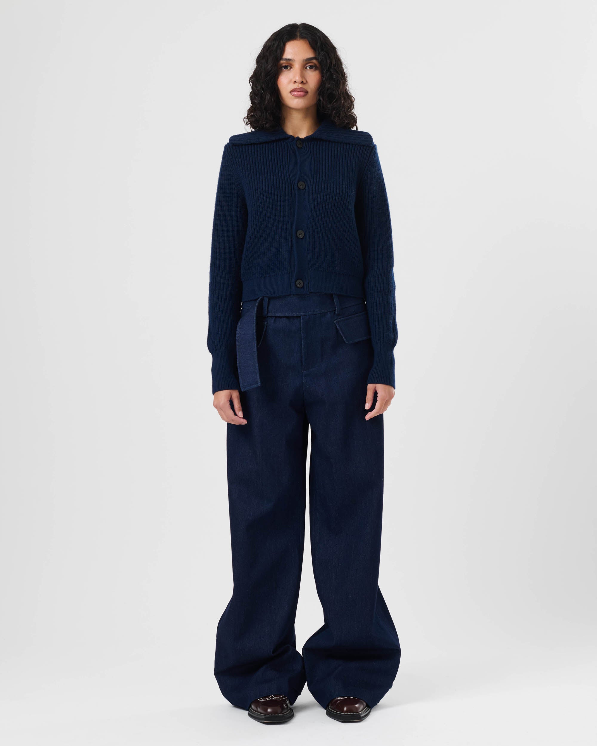 Shrunken Chunky Cardigan