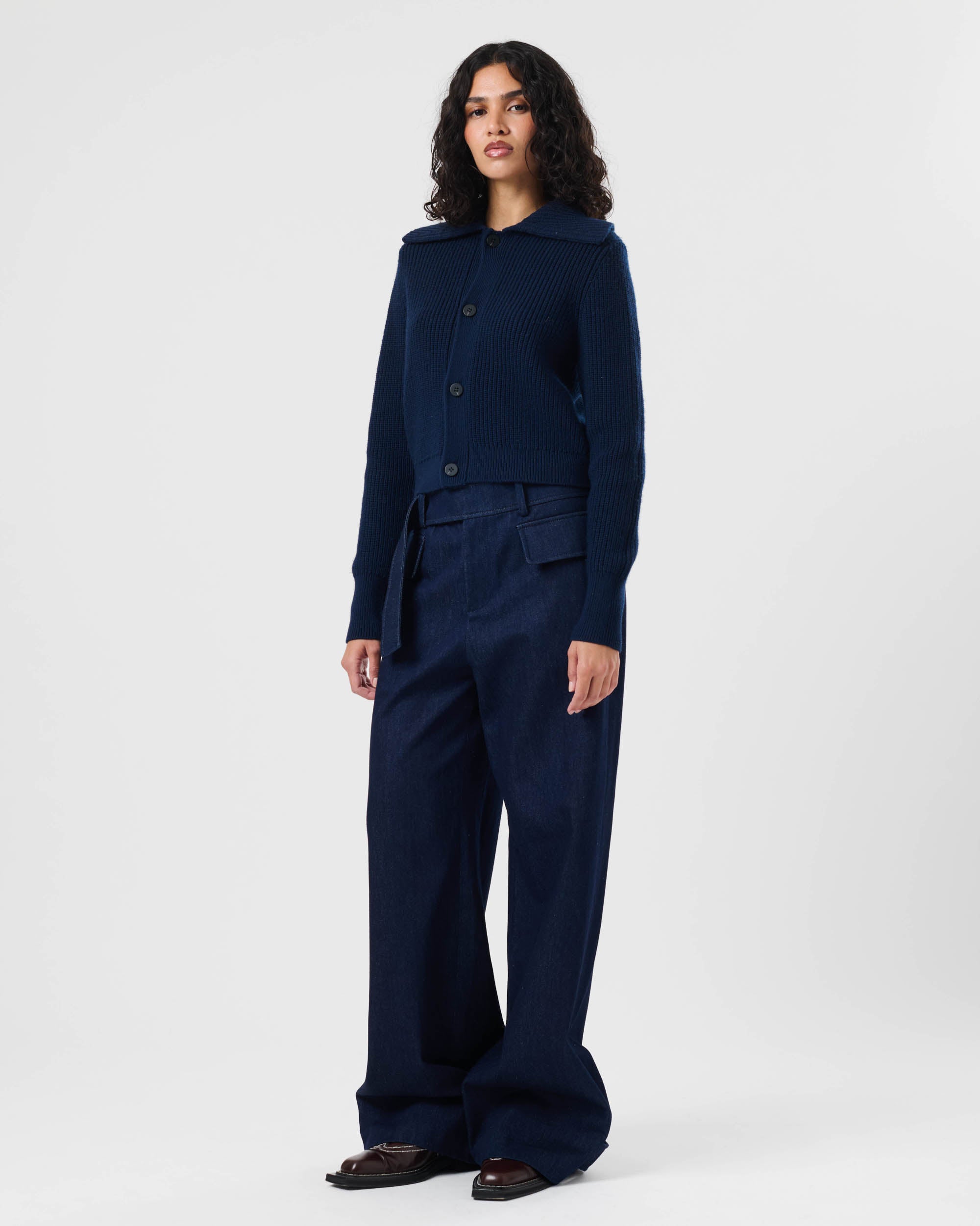 Shrunken Chunky Cardigan