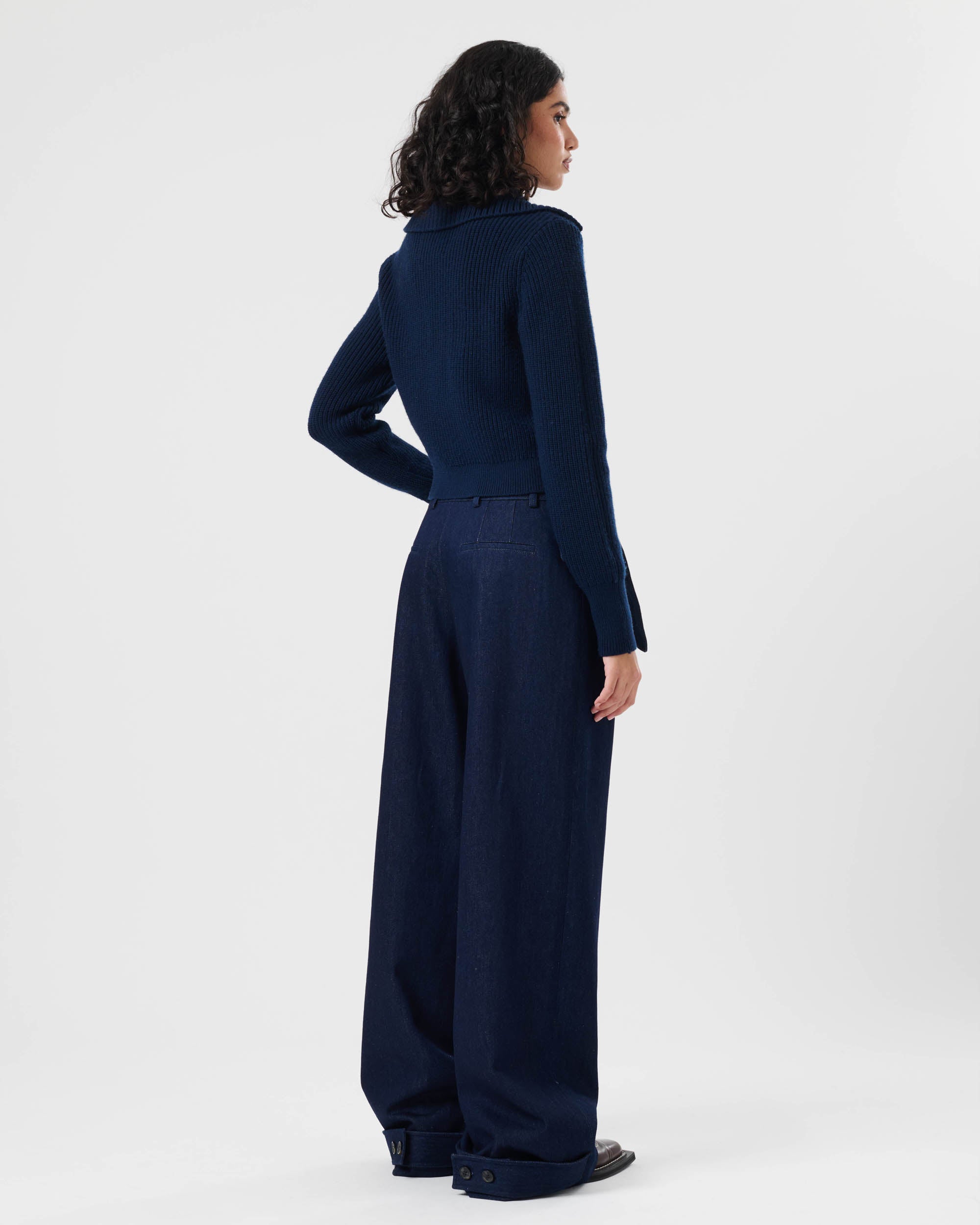 Shrunken Chunky Cardigan