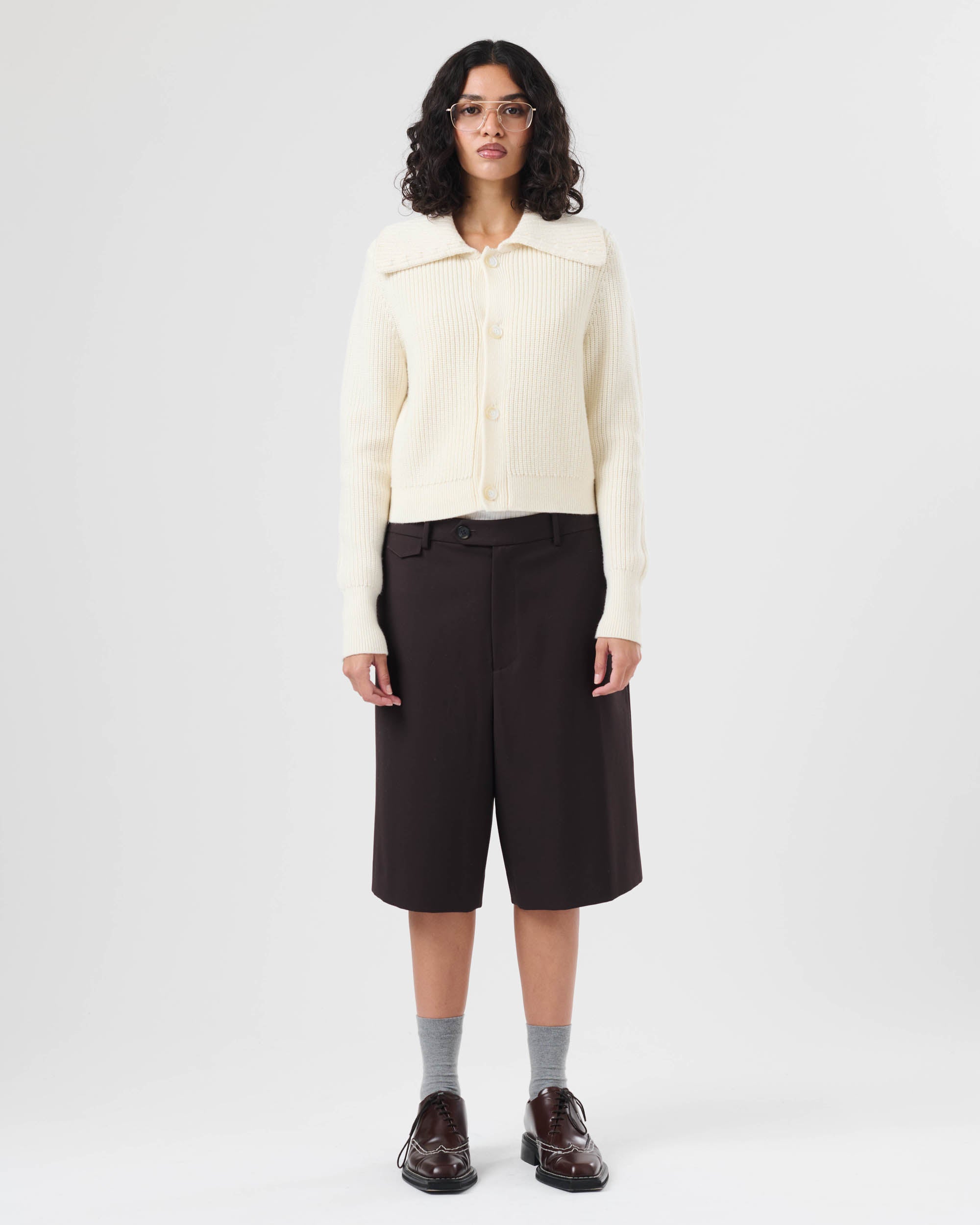 Shrunken Chunky Cardigan
