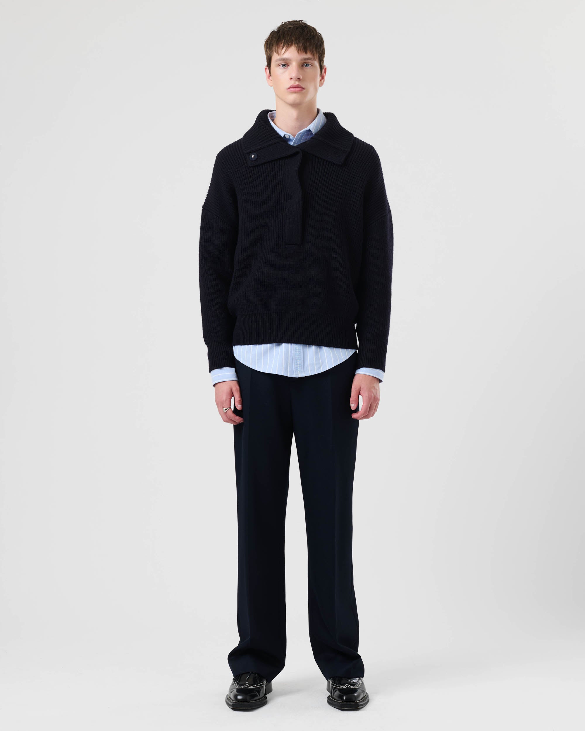 3/4 Placket Sweater