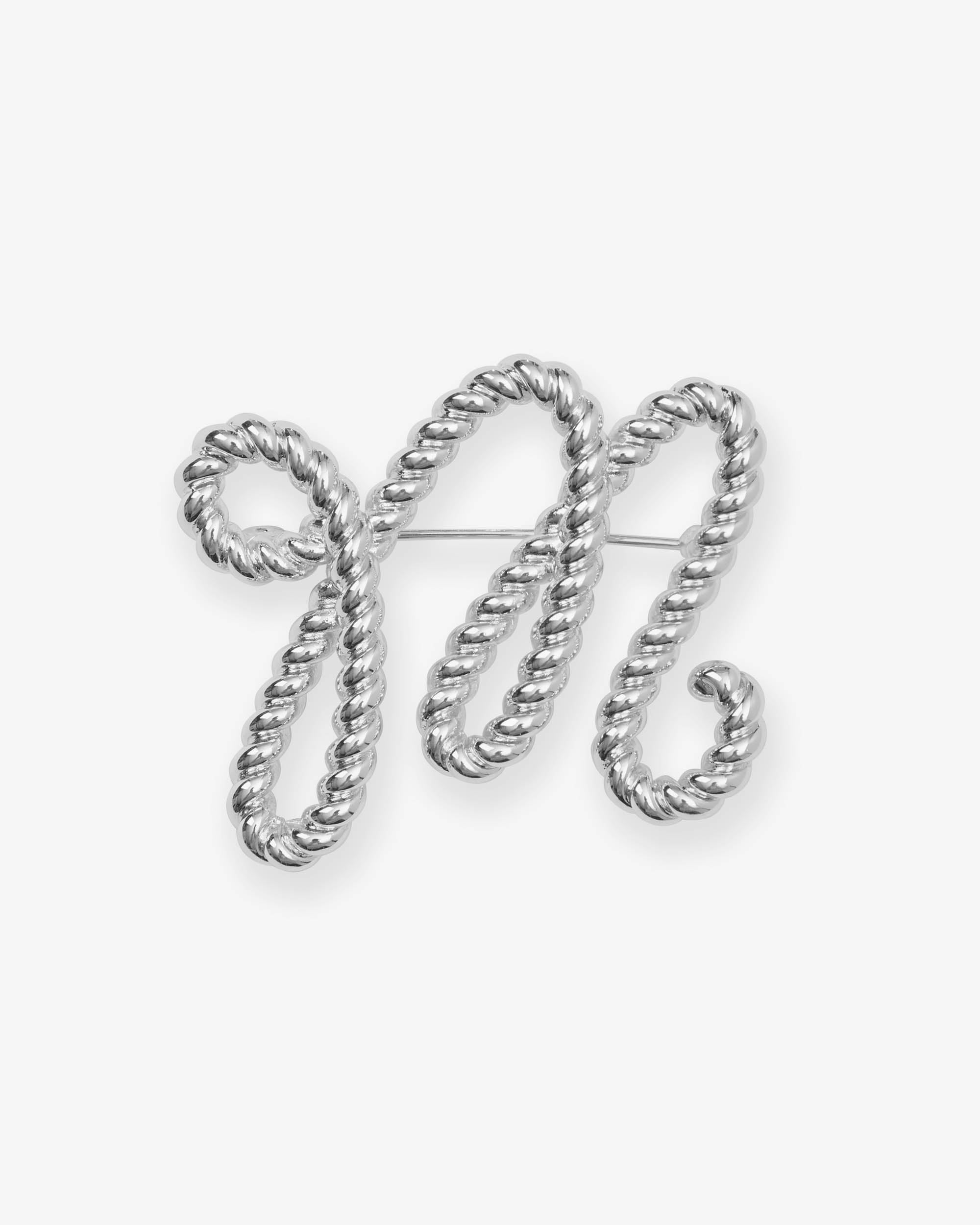 M Rope Brooch