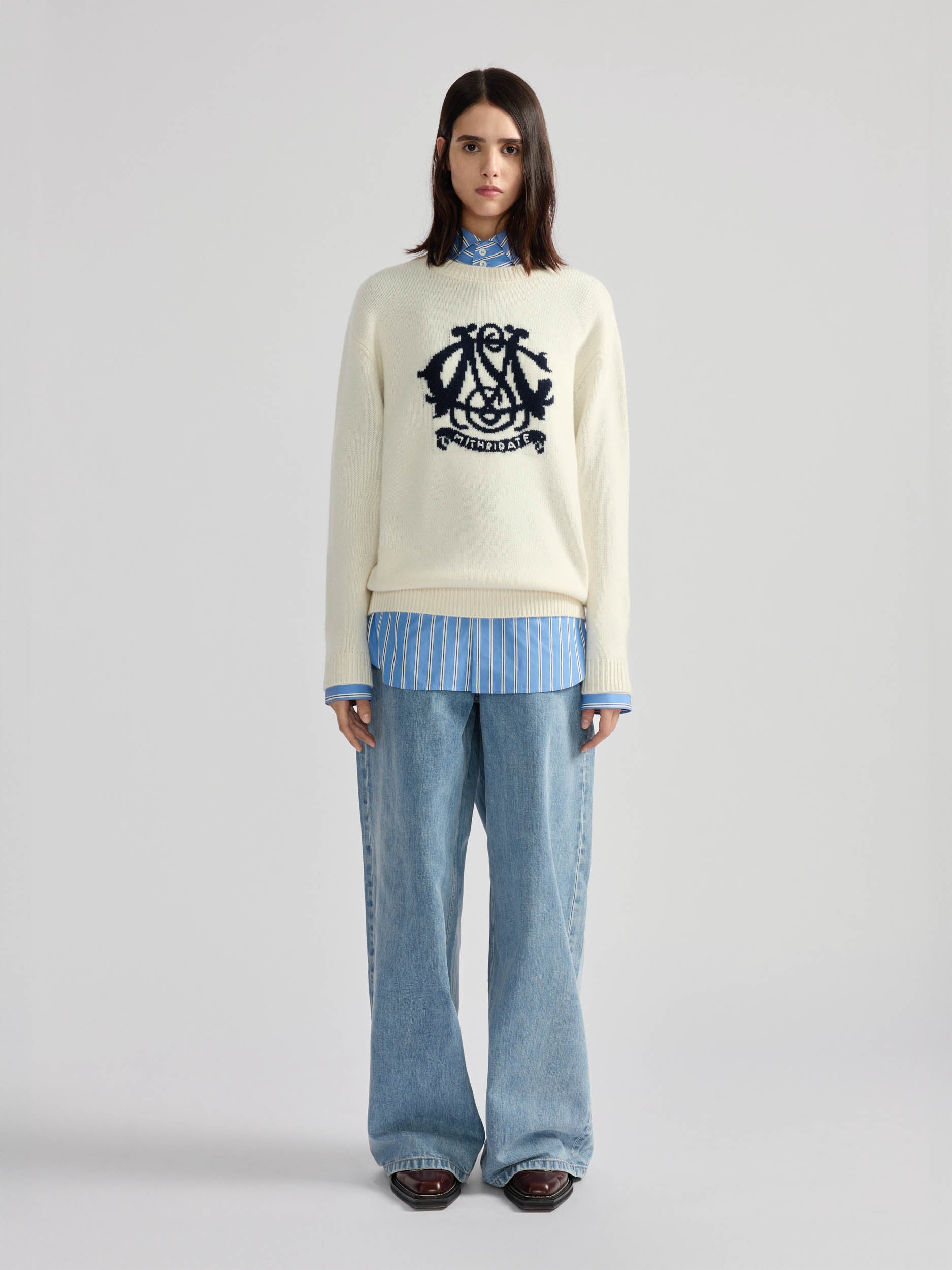 Crest Knit Jumper