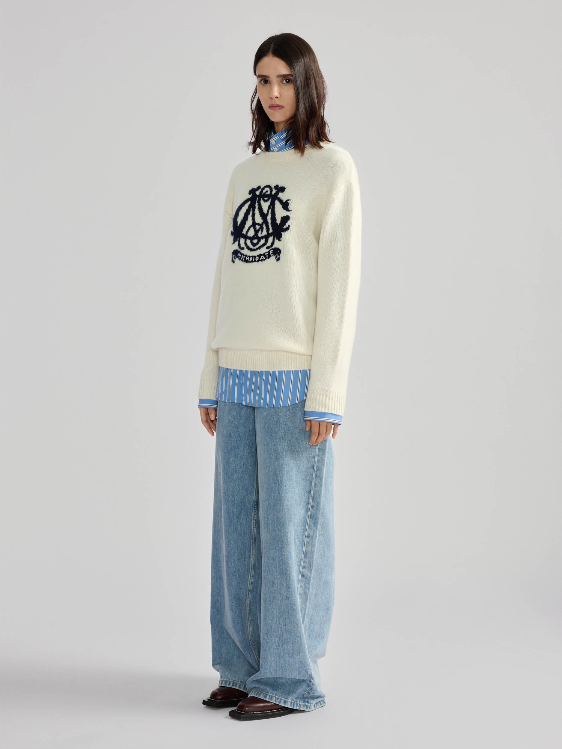 Crest Knit Jumper