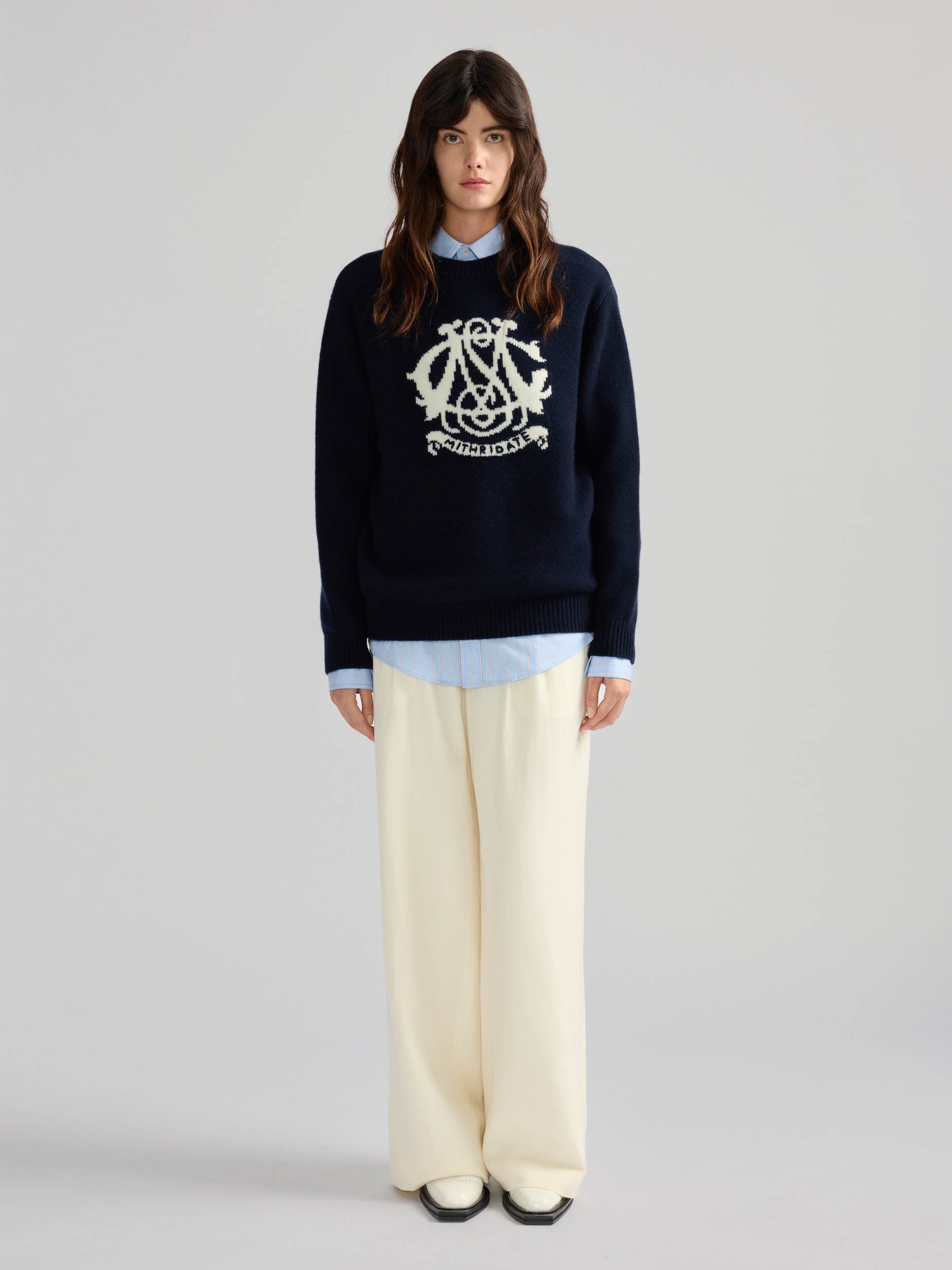 Crest Knit Jumper