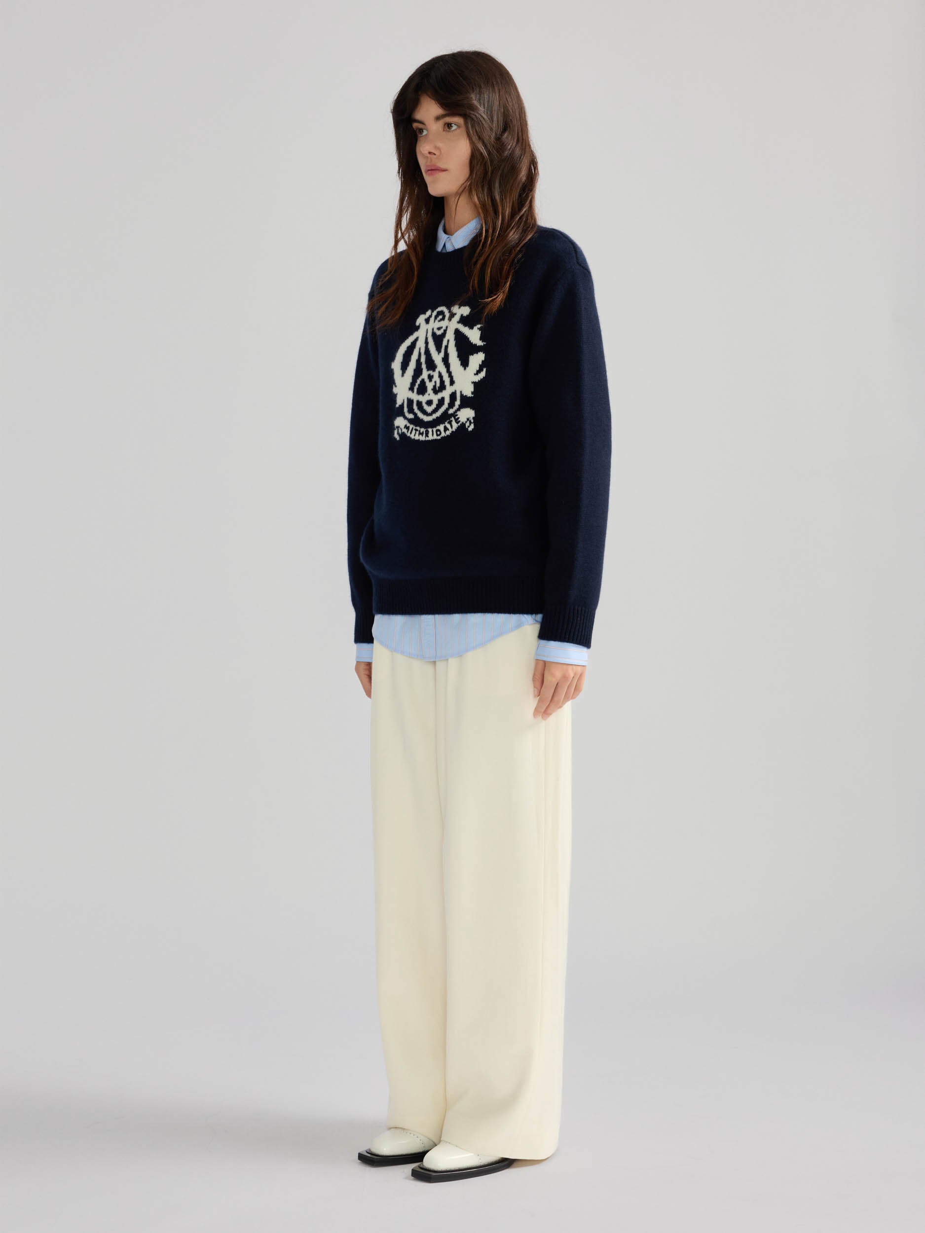 Crest Knit Jumper