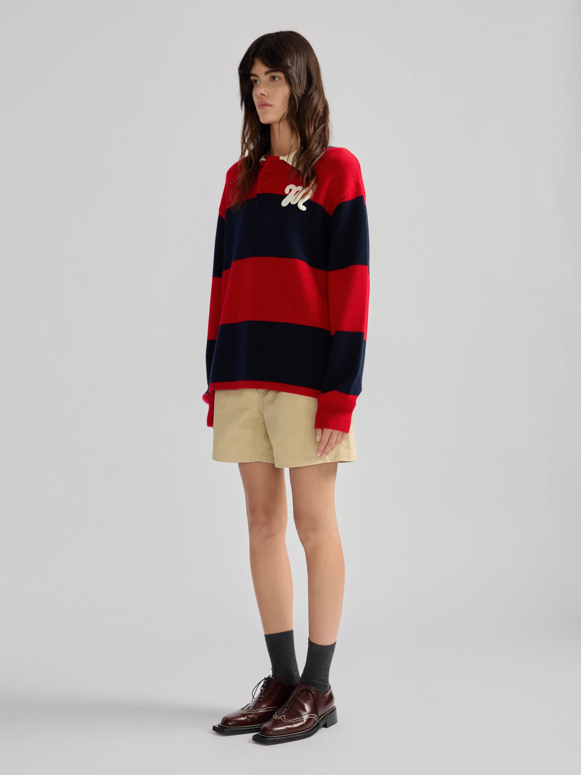 Striped Knitted Rugby