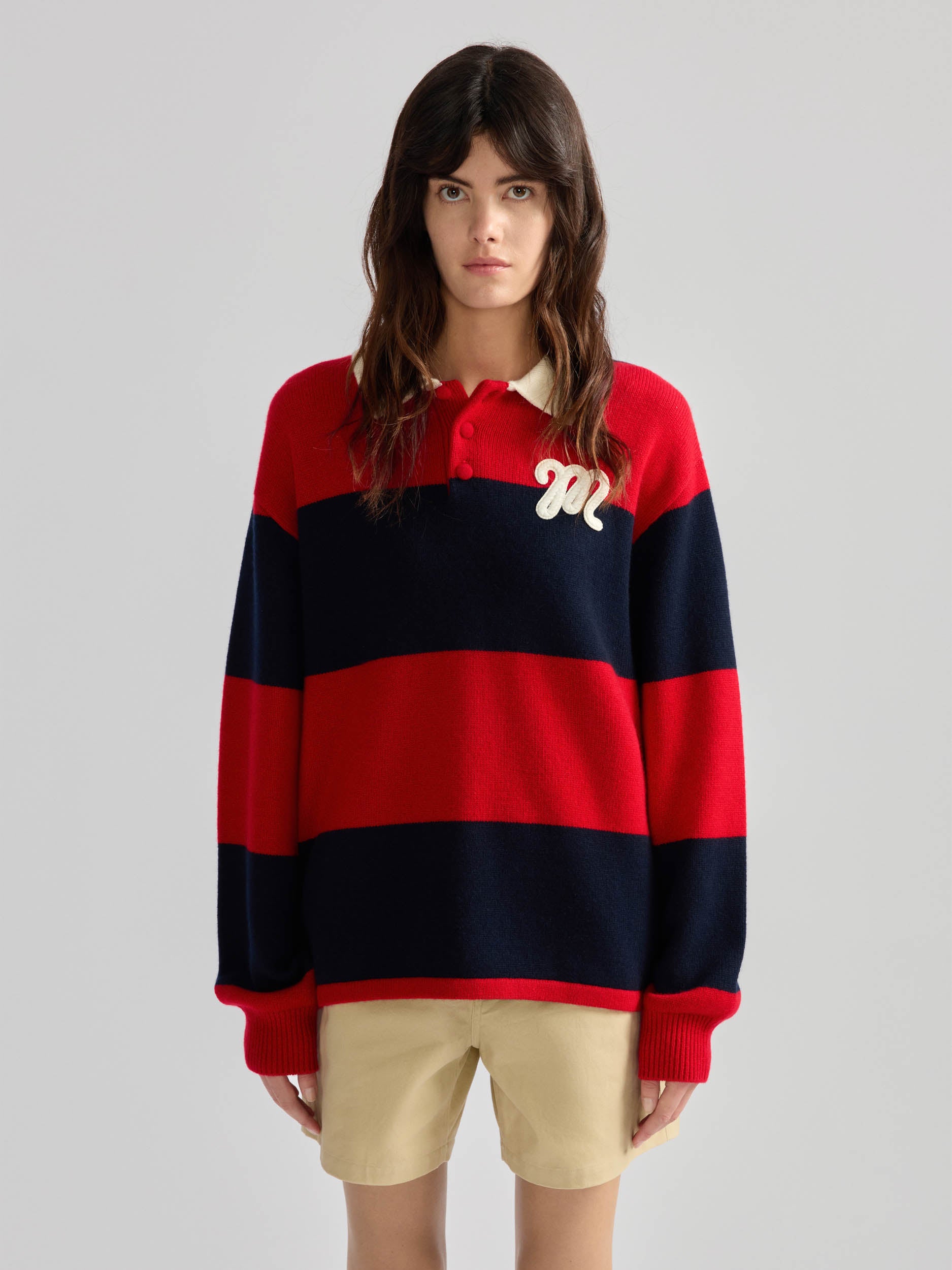 Striped Knitted Rugby