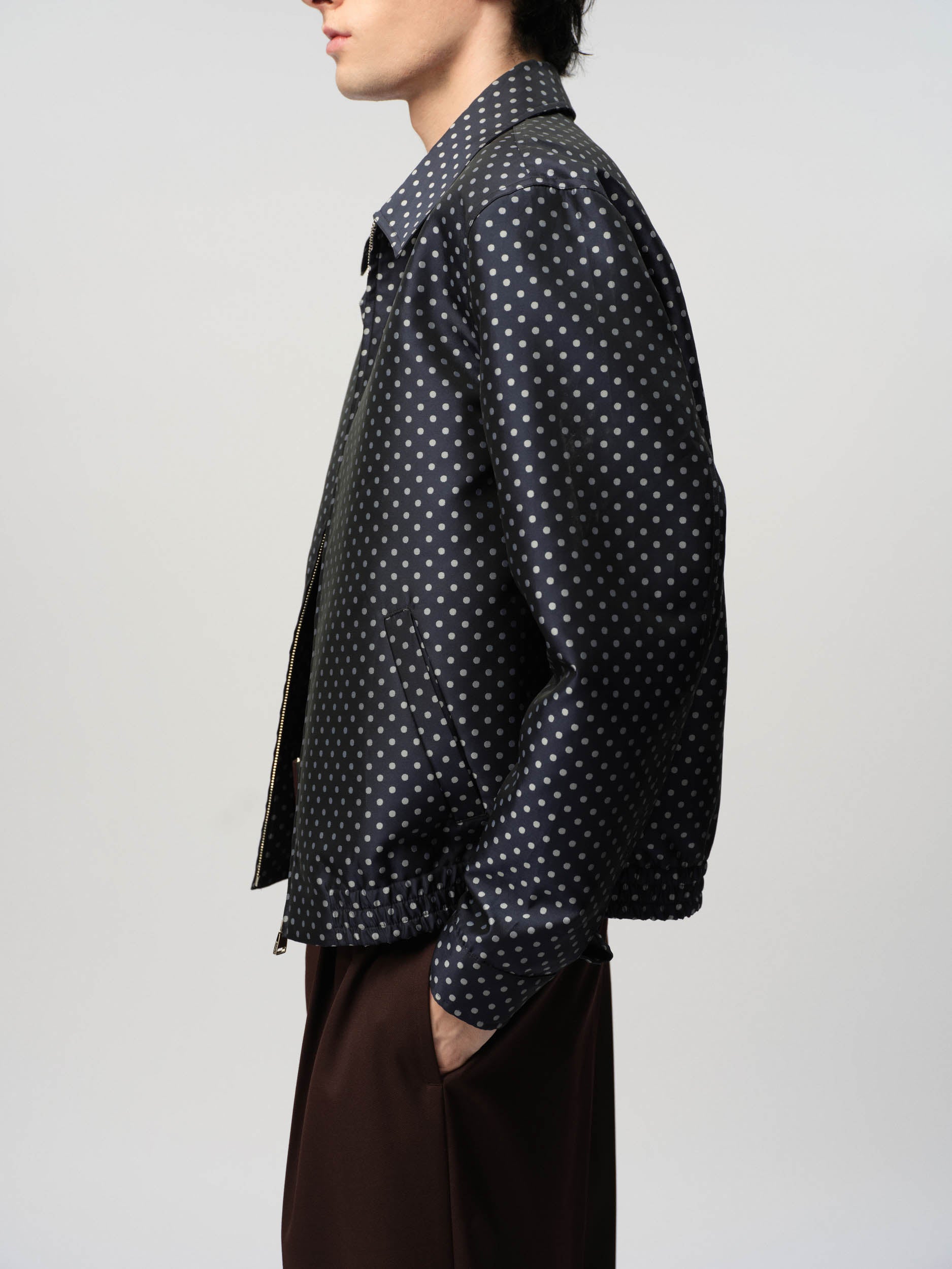 Jaquard Spot Harrington