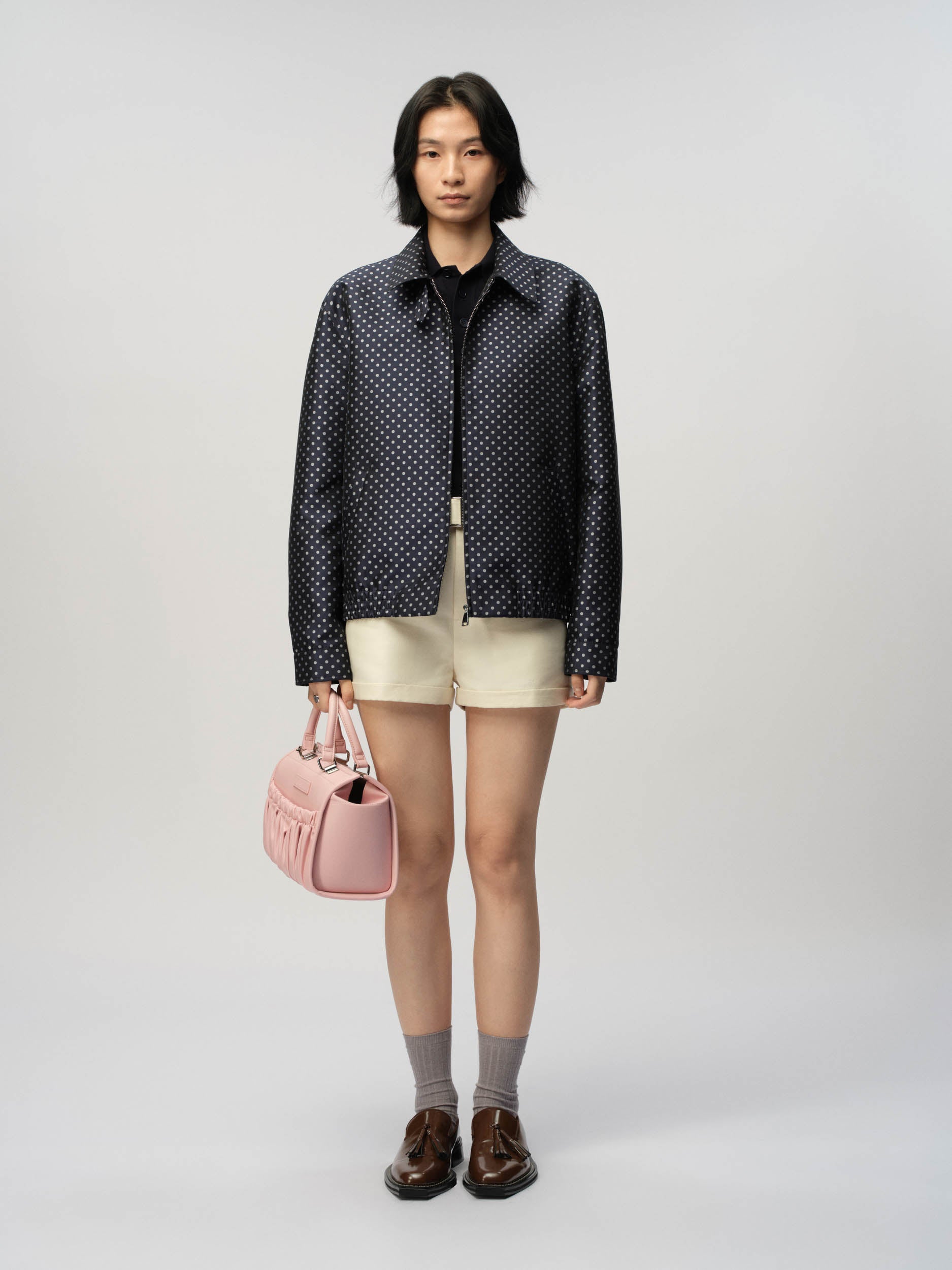 Jaquard Spot Harrington