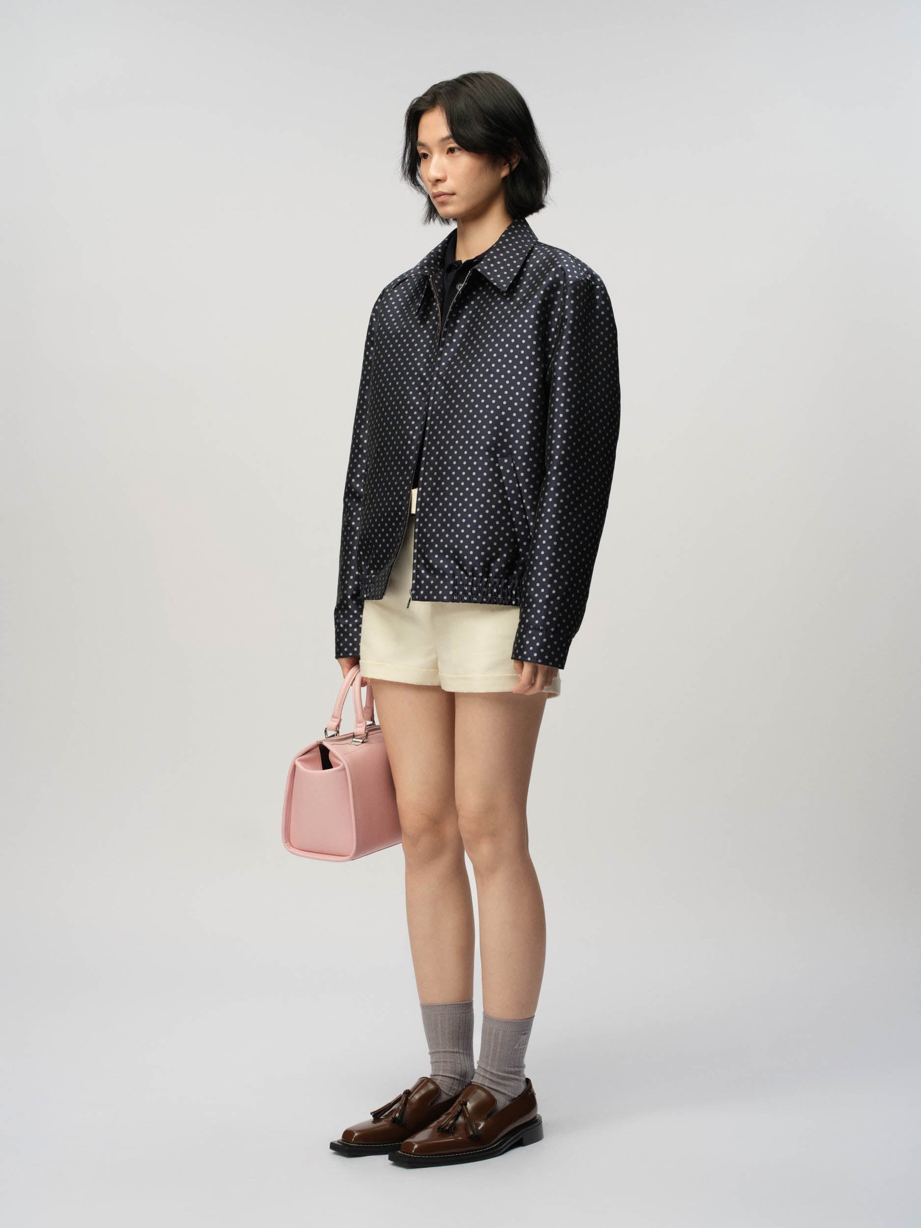 Jaquard Spot Harrington