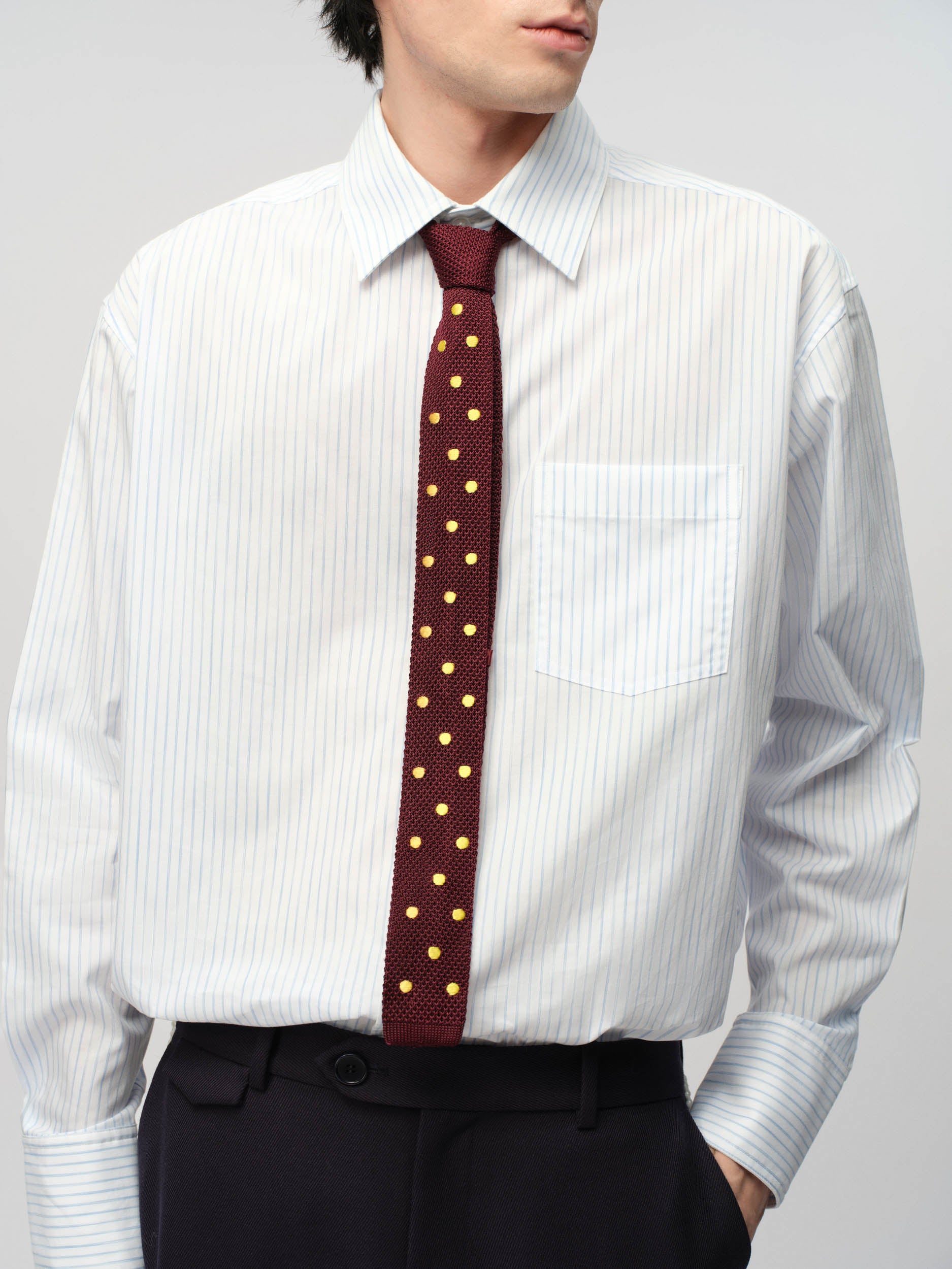 Knitted Long Neck Tie