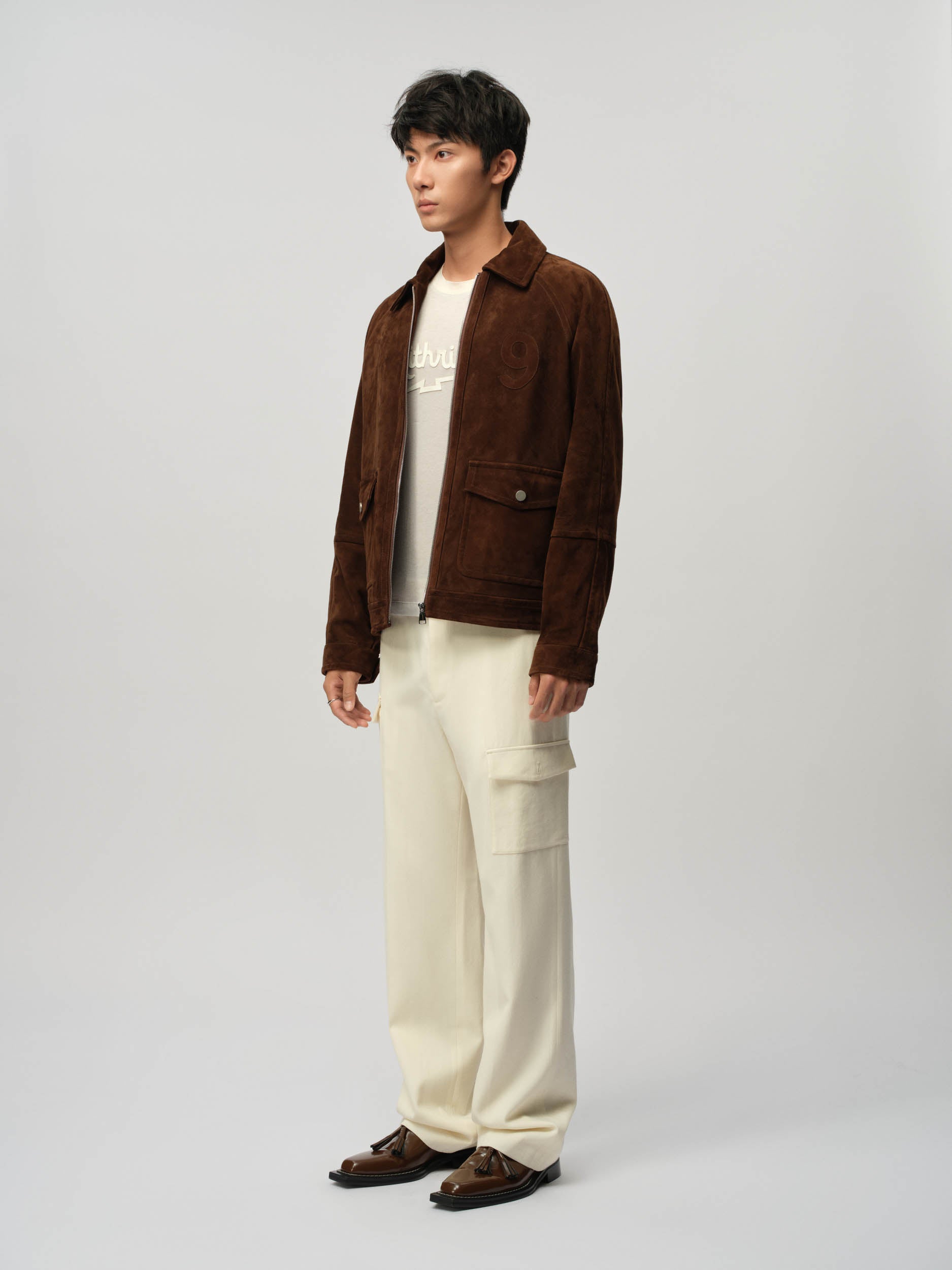 Suede Blouson