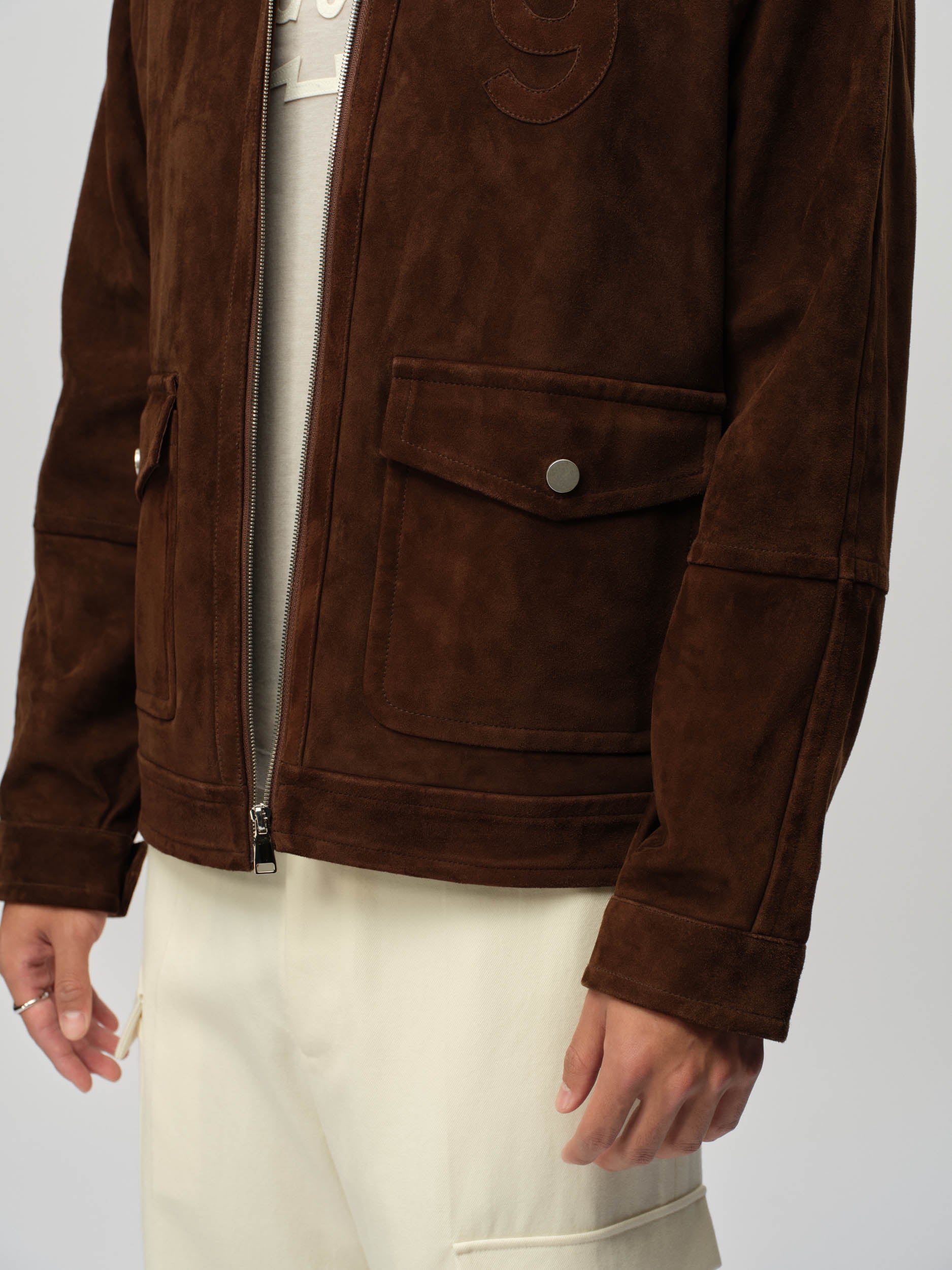 Suede Blouson