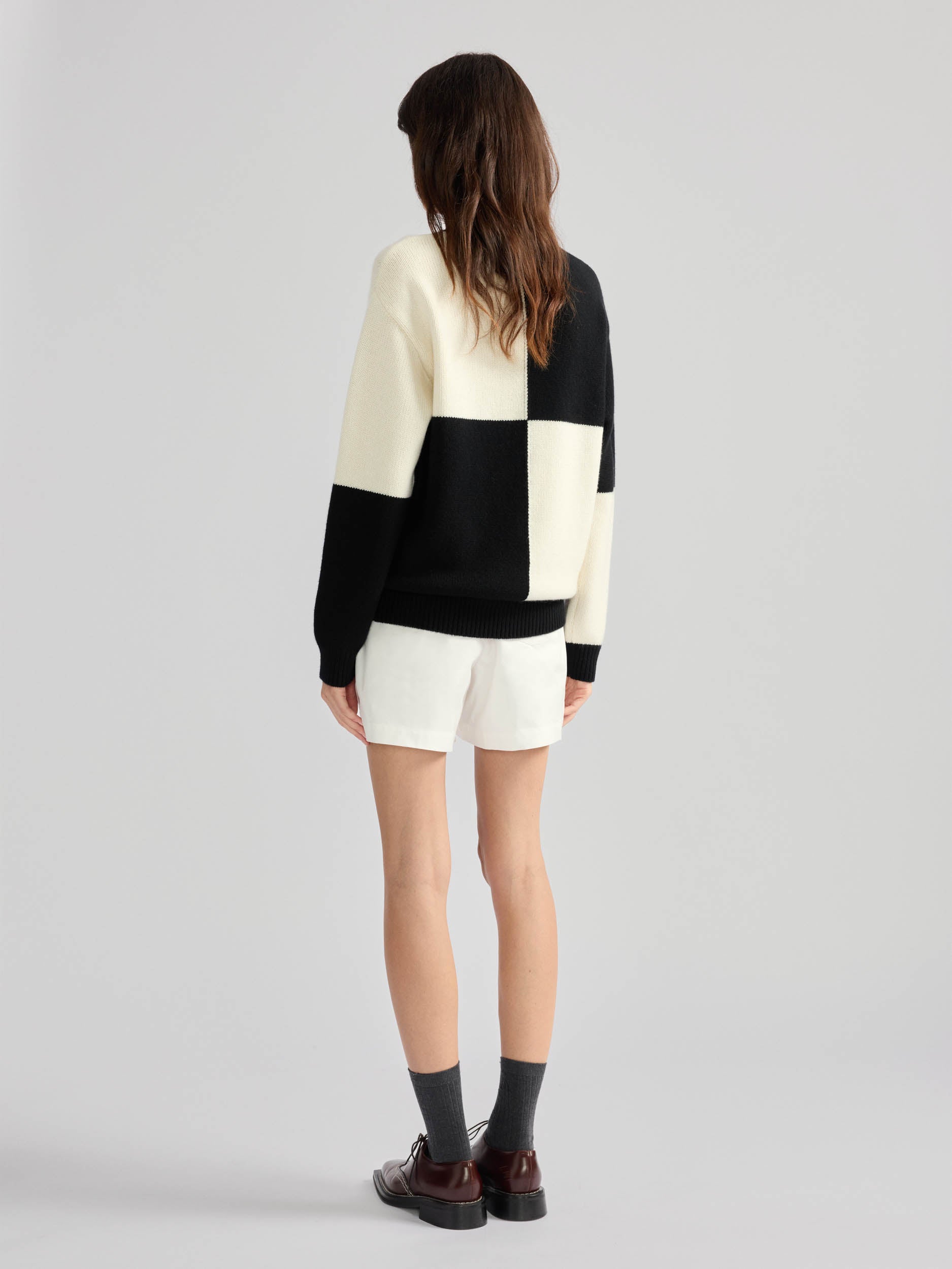 Checker Board Knit