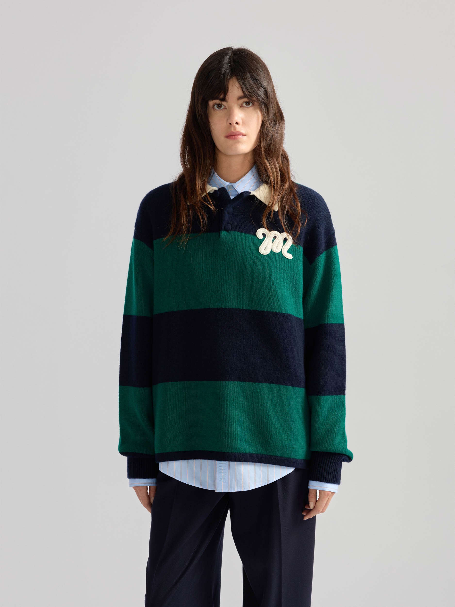 Striped Knitted Rugby