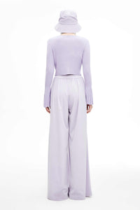 Lilac Wide Leg Trousers