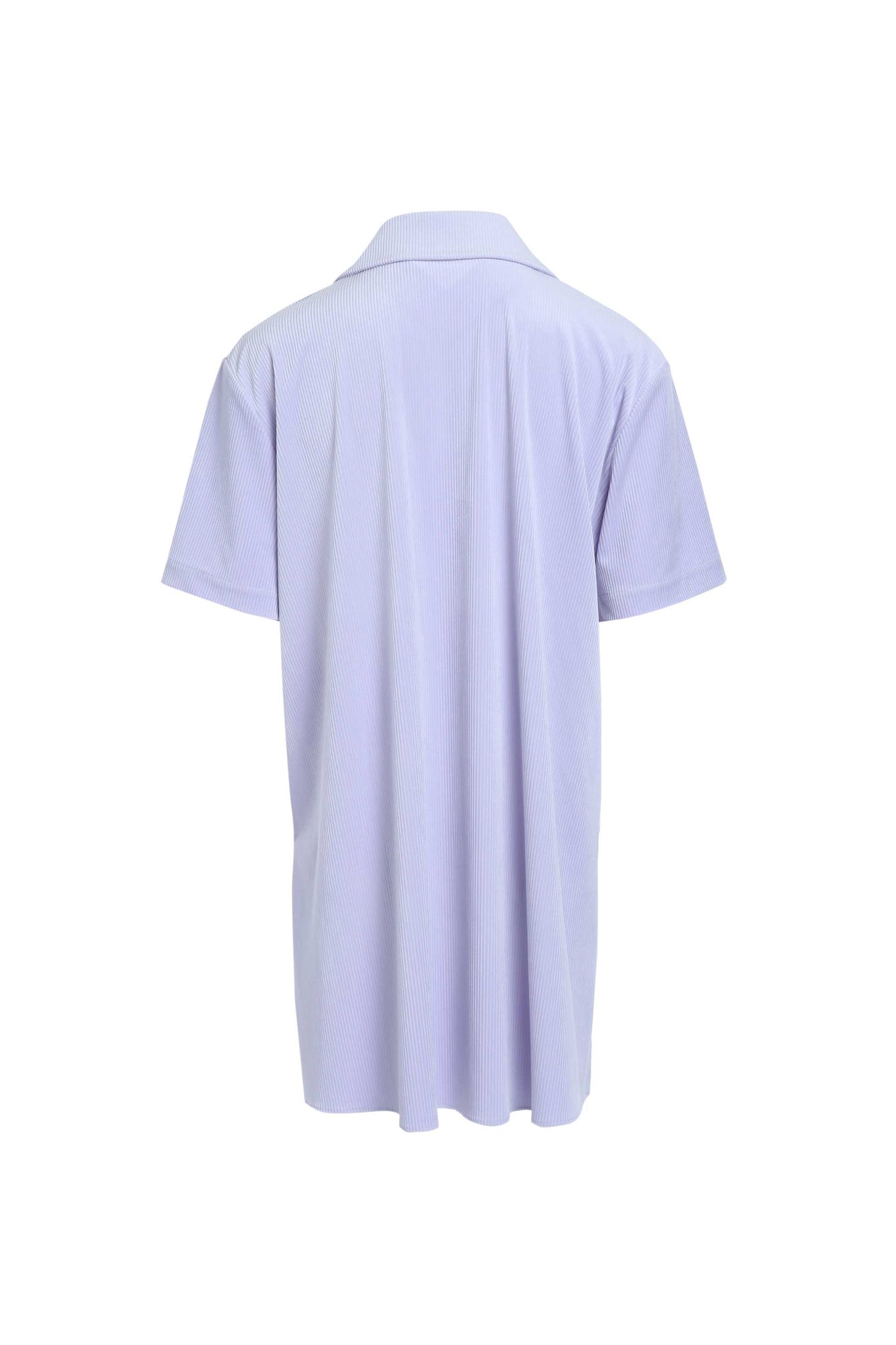 Lilac Relaxed Short-Sleeve Shirt