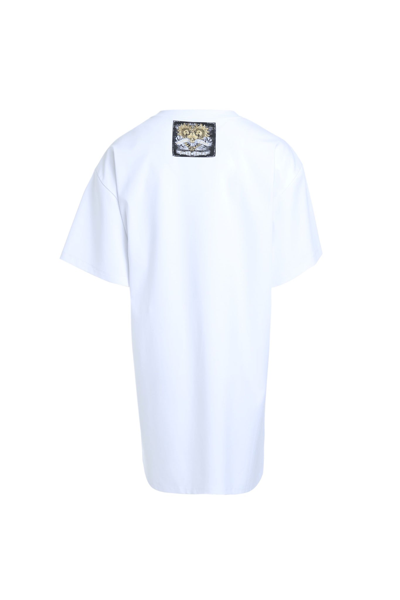 White Industrial Graphic T-Shirt