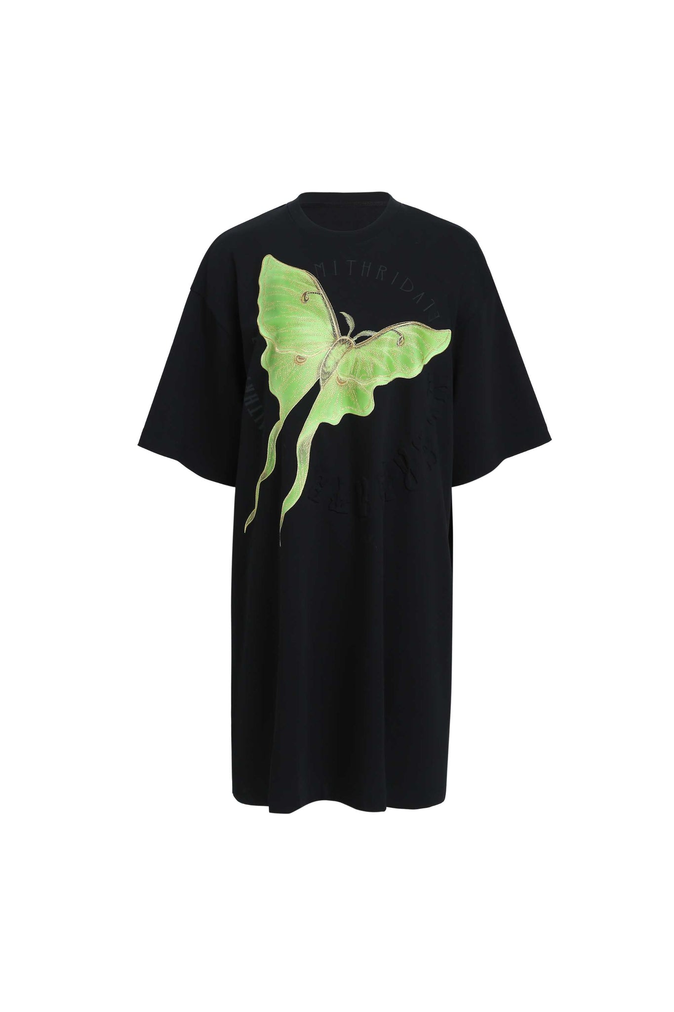 Moth Graphic Black T-Shirt