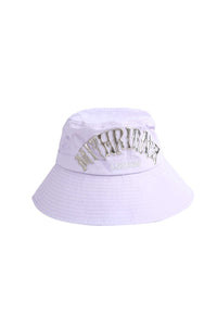 Lilac MITHRIDATE Logo Strap Bucket Hat